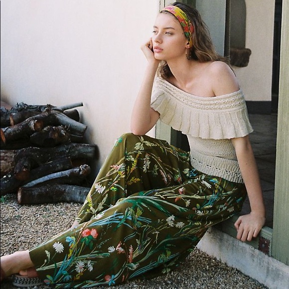 Anthropologie Pants - Anthropologie Maeve Shiloh Knit Wide-Leg Pants